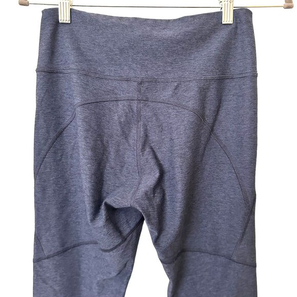 OUTDOOR VOICES Cropped‎ Workout Leggings Blue Sz Medium - Picture 3 of 4